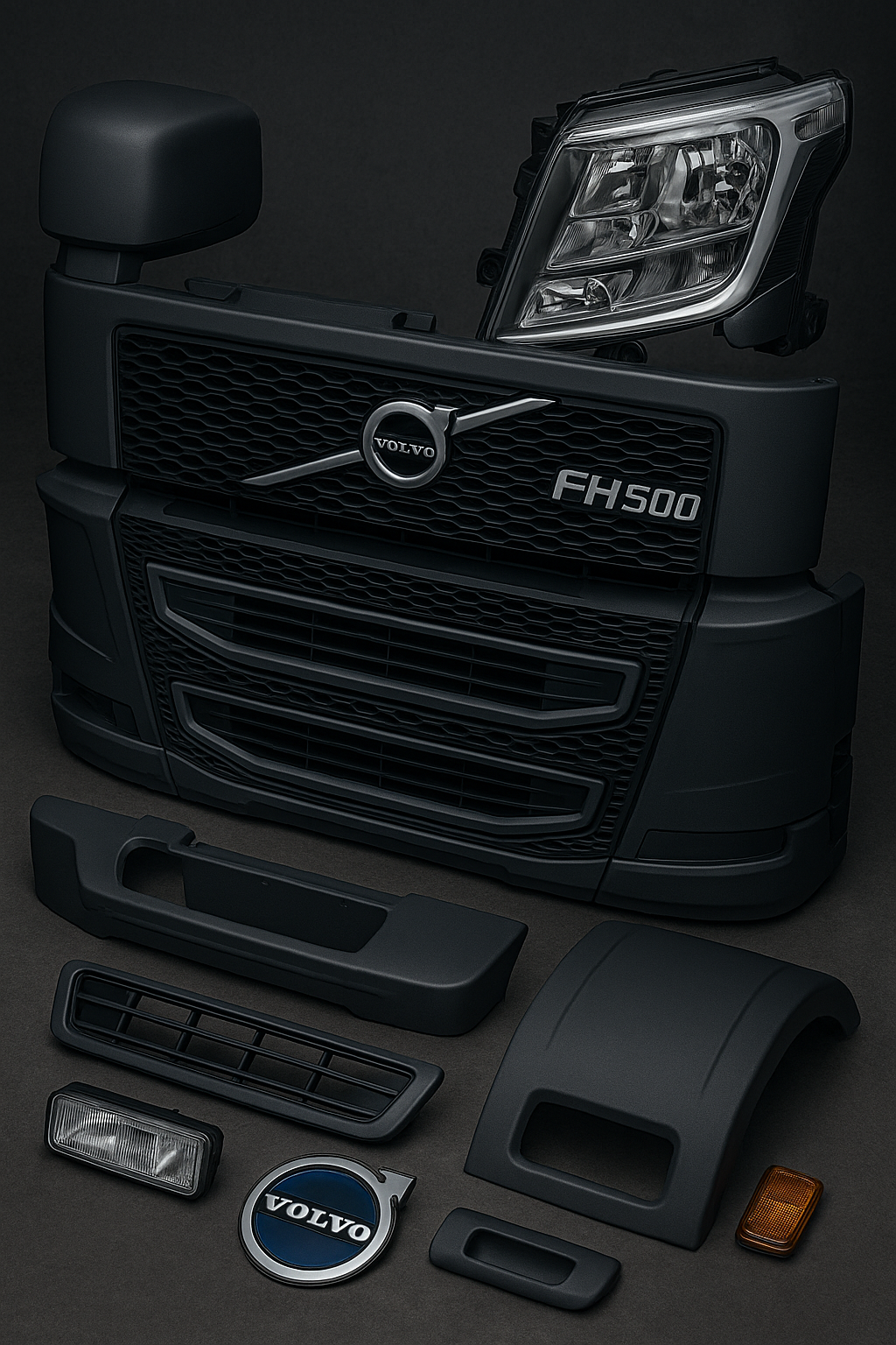 قطعات بدنه FH500 سایپا دیزل ،نیوفیس