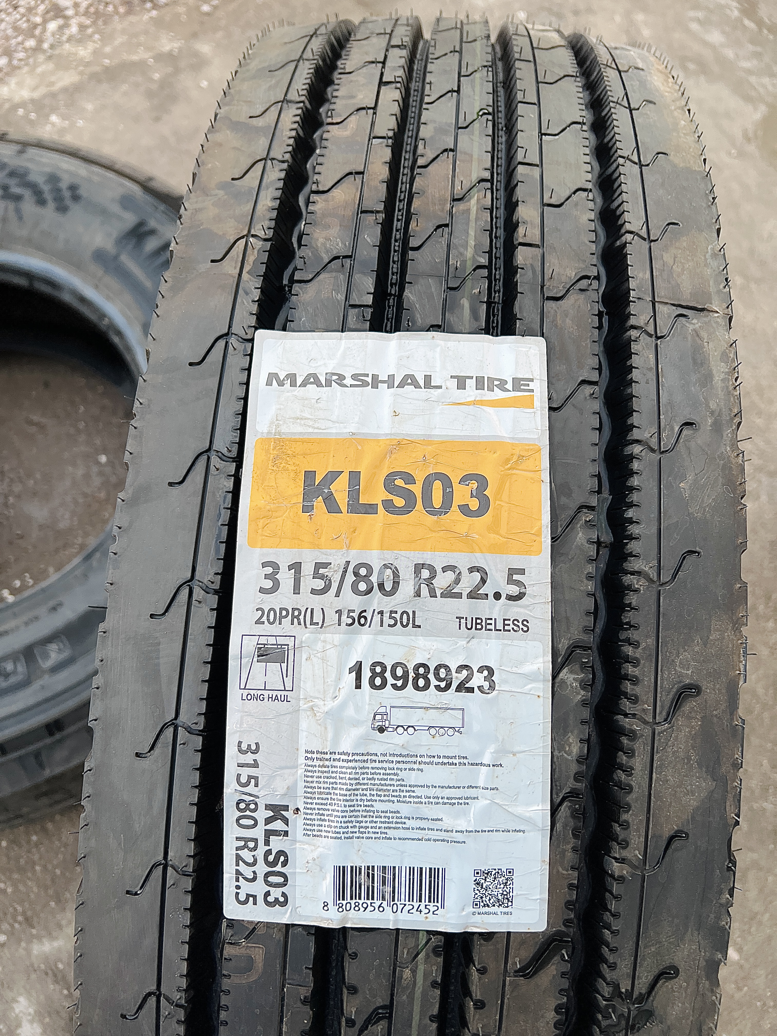 لاستیک315 گل فرمان مارشال(KLS03) MARSHAL