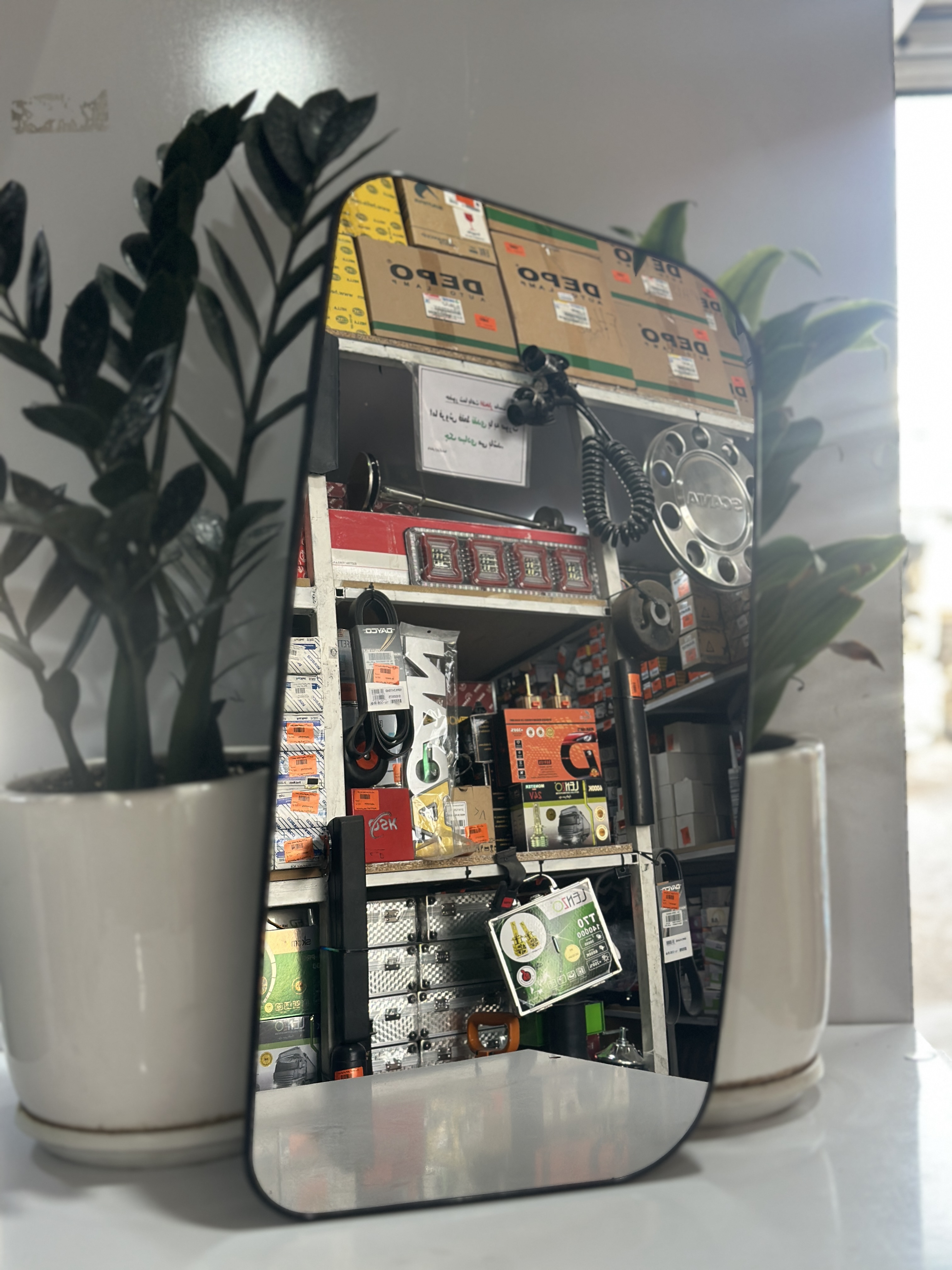 شیشه آینه بزرگ اسکانیا تُرک